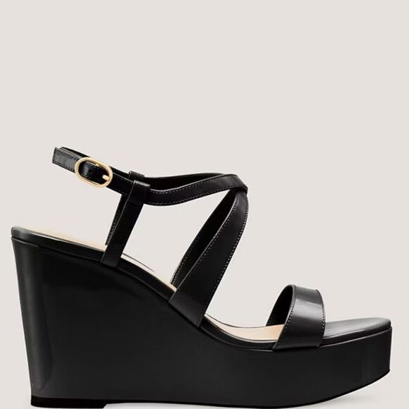 BRAND NEW STUART WEITZMAN WOMEN'S NATURAL AVE 75 WEDGE SANDAL - Picture 5 of 16